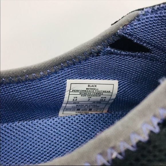 Merrell Black and Purple Enlighten Glitz Breeze Slip On Shoes size 5.5 - Picture 12 of 12